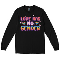 Black love no gender Long Sleeve Tee - MaliasSmallBusiness