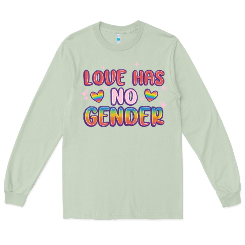 Love No Gender Long Sleeve Tee by MaliasSmallBusiness | Teevron