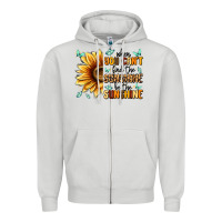 Dove Grey when you can't find the sunshine be the sunshine Zipper Hoodie - MaliasSmallBusiness