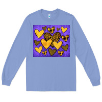 Colony Blue team spirit color purple and gold Long Sleeve Tee - JahusDesignShop