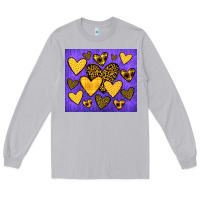 Moon Dust team spirit color purple and gold Long Sleeve Tee - JahusDesignShop