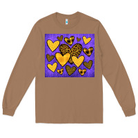 Toasted Coconut team spirit color purple and gold Long Sleeve Tee - JahusDesignShop