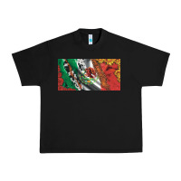 Black mexico flag cowhide leopard sunflower and roses licanse  plate Urban Heavy Tee - Artiststas