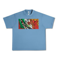 Pebble Blue mexico flag cowhide leopard sunflower and roses licanse  plate Urban Heavy Tee - Artiststas
