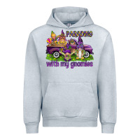 Heather Grey Parading with my gnomies Urban Hoodie - HowdyJamesFarm