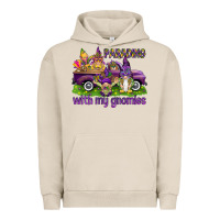 Pigment French Oak Parading with my gnomies Urban Hoodie - HowdyJamesFarm
