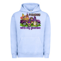 Pigment Grape Ice Parading with my gnomies Urban Hoodie - HowdyJamesFarm