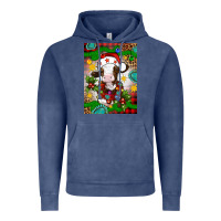 Vintage Denim christmas cow air freshener Vintage Hoodie - Artiststas