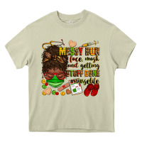 Mossy messy bun face mask & getting stuff done  #nurselife Heavy Core Tee - Zillion Design Studio