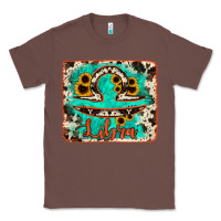 Chestnut libra turquoise cowhide Classic Tee - RanaPortraitStore