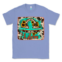 Colony Blue libra turquoise cowhide Classic Tee - RanaPortraitStore
