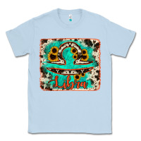 Dusty Blue libra turquoise cowhide Classic Tee - RanaPortraitStore