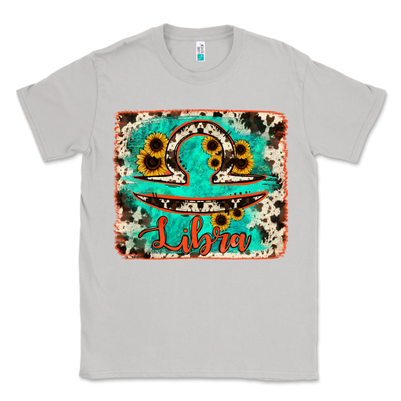 Libra Turquoise Cowhide Classic Tee by RanaPortraitStore | Teevron