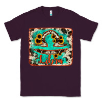 Plum libra turquoise cowhide Classic Tee - RanaPortraitStore