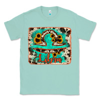 Seafoam libra turquoise cowhide Classic Tee - RanaPortraitStore