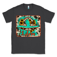 Smoke libra turquoise cowhide Classic Tee - RanaPortraitStore