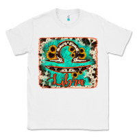 White libra turquoise cowhide Classic Tee - RanaPortraitStore