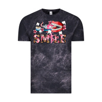 Cloud Black smile with teeth and brush Vintage Tee - AdoDesignShop
