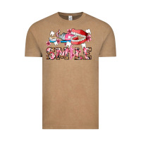 Vintage Coffee smile with teeth and brush Vintage Tee - AdoDesignShop