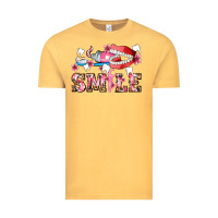 Vintage Mustard smile with teeth and brush Vintage Tee - AdoDesignShop