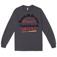 Smoke baseball brother i'm just here for the snacks Long Sleeve Tee - MaliasSmallBusiness