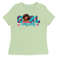 Matcha girl mom afro black girl Ladies Tee - texasbilliewilder