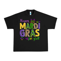 Black happy mardi gras y'all Urban Heavy Tee - AdoDesignShop