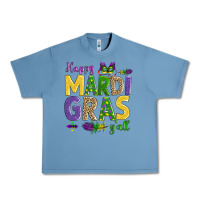 Pebble Blue happy mardi gras y'all Urban Heavy Tee - AdoDesignShop
