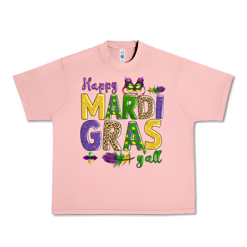 Happy Mardi Gras Y'all Urban Heavy Tee by AdoDesignShop | Teevron