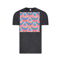 Vintage Black american flag seamless pattern Vintage Tee - BundleAndBundleShop