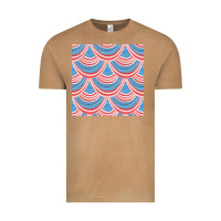 Vintage Camel american flag seamless pattern Vintage Tee - BundleAndBundleShop