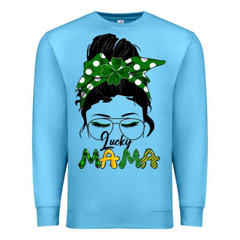 Lucky Mama Premium Sweatshirt by Bettercallsaul | Teevron