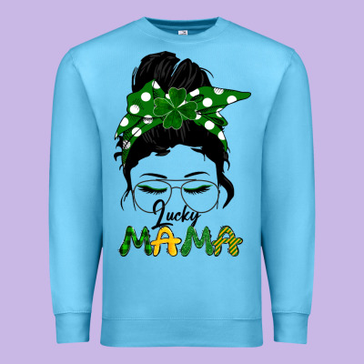 Lucky Mama Premium Sweatshirt Designed By Bettercallsaul