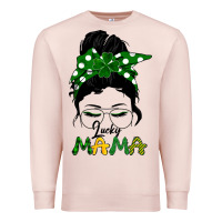 Pale Pink Lucky Mama Premium Sweatshirt - Bettercallsaul