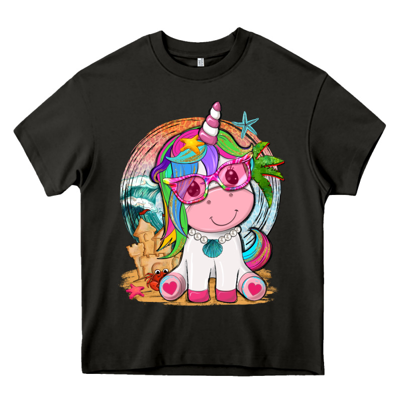 Summer Unicorn Tbw Heavy Core Tee by texasbilliewilder | Teevron