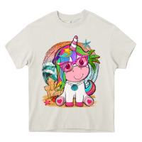 Cream summer unicorn tbw Heavy Core Tee - texasbilliewilder