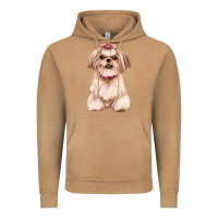 Vintage Camel Shih Tzu Dog Design Vintage Hoodie - JahusDesignShop