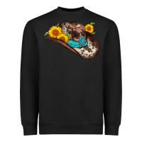 Black cowboy hat Heavyweight Sweatshirt - AdoDesignShop