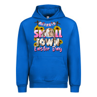 Cobalt Small town Easter Day Urban Hoodie - CowGirlArtShop