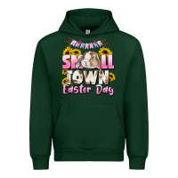 Forest Green Small town Easter Day Urban Hoodie - CowGirlArtShop
