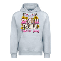 Heather Grey Small town Easter Day Urban Hoodie - CowGirlArtShop