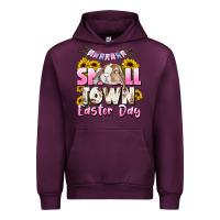 Mauve Wine Small town Easter Day Urban Hoodie - CowGirlArtShop