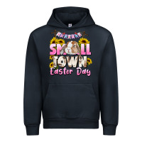 Navy Small town Easter Day Urban Hoodie - CowGirlArtShop