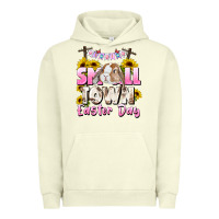 Pigment Pistachio Small town Easter Day Urban Hoodie - CowGirlArtShop