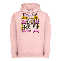 Pigment Salmon Small town Easter Day Urban Hoodie - CowGirlArtShop