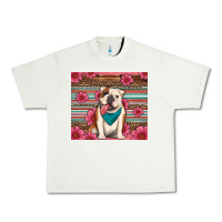 Pistachio british bulldog floral serape tumbler Urban Heavy Tee - Artiststas