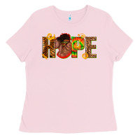 Bubblegum Pink hope afro Ladies Tee - texasbilliewilder