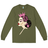 Army Green yas queen Long Sleeve Tee - MaliasSmallBusiness