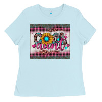 Baby Blue cool aunt Ladies Tee - JahusDesignShop