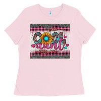 Bubblegum Pink cool aunt Ladies Tee - JahusDesignShop